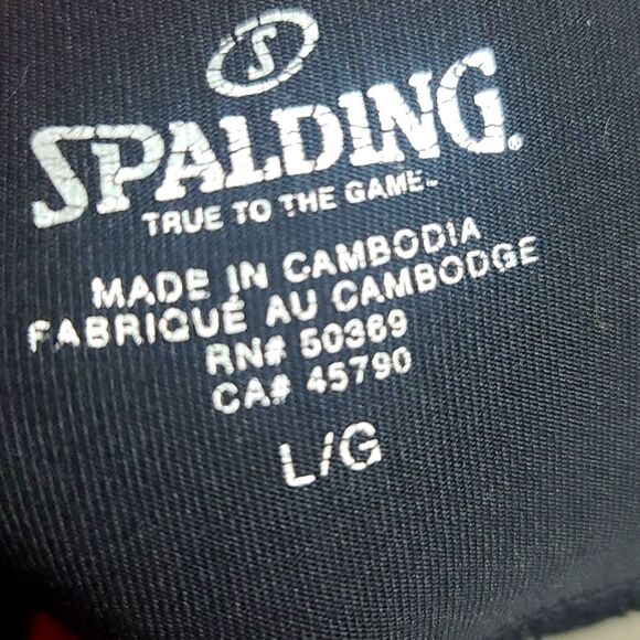 Spalding black with blue trim yoga capris - Picture 2 of 7